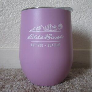 Eddie Bauer pink double-wall stainless steel mug 12 oz.